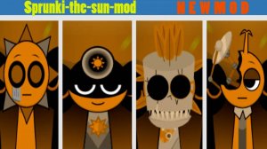 Смешайте всех забавных персонажей и музыки в Incredibox Sprunki The Sun