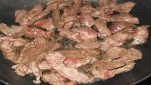 Говядина с макаронами