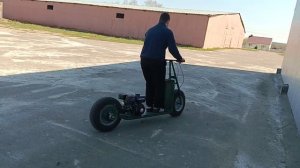 Самокат для взрослых и бездорожья#жизньвдеревне #само