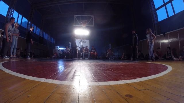 Батл 3x3 | Полина,Никита,Егор vs Глеб,?,? | I смена лагеря Волнорез
