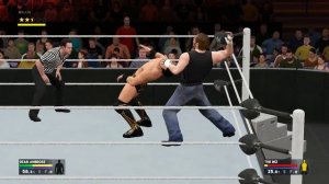 Дин против Миза wwe 2k17