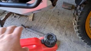 Установка  канистр на мотоцикл voge rally 300