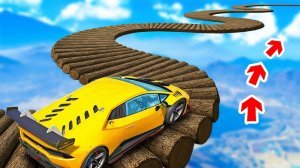 Сможет ли ламба проехать по мосту из бревен в гта 5 ? - эксперимент в gta 5