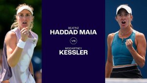 24.08.2024. Беатрис Хаддад Майя - Маккартни Кесслер. WTA Cleveland. Haddad Maia - Kessler