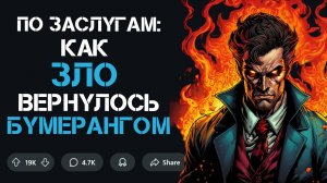 По заслугам: Как зло вернулось бумерангом