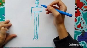 Как нарисовать человека. Легкий способ для детей