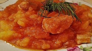 Жаркое из свинины с картофелем