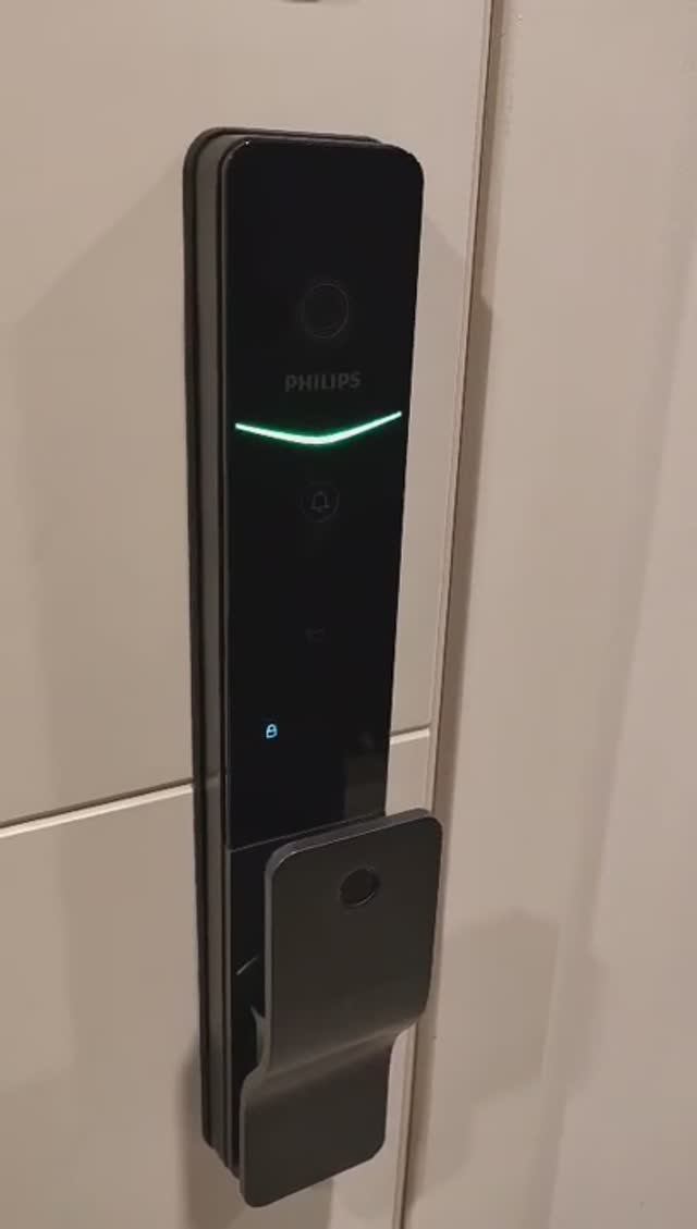 Умный замок с распознаванием вен ладони Philips DDL720-MVP. Широкоугольная камера ночного видения.