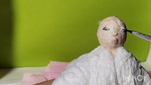 Игрушки из ваты.Эскимос.