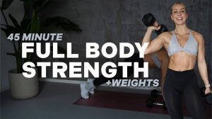 kaykay - 45 MIN FULL BODY STRENGTH ｜ GIANT SETS ｜ Strength and Conditioning|With weights|With Repeat