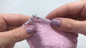 Изнаночная петля за заднюю стенку