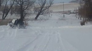 двухгусеничный снегоход