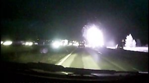 Горящая фура на трассе М7 в Нижегородской области (18.11.2