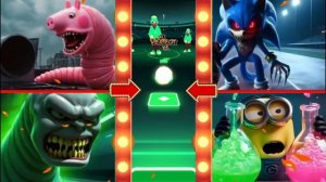 КИБЕР-ЧЕРВЬ СВИНКА ПЕППА🆚 ПОЖИРАТЕЛЬ голов Соника🆚 ПОЖИРАТЕЛЬ ПОЕЗДОВ ТОМАСА🆚 Миньон-ТОКСИКОМАН