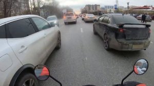 Мопед JT50 прежде всего вежливость на дороге