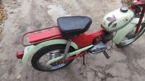 Педальный мопед, Рига 12,1974 г выпуска