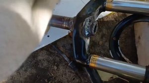 Ставлю вилку велосипедную с амортизатором на веломот?