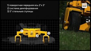 Газонокосилки CUB CADET нулевым радиусом разворота. Как с?