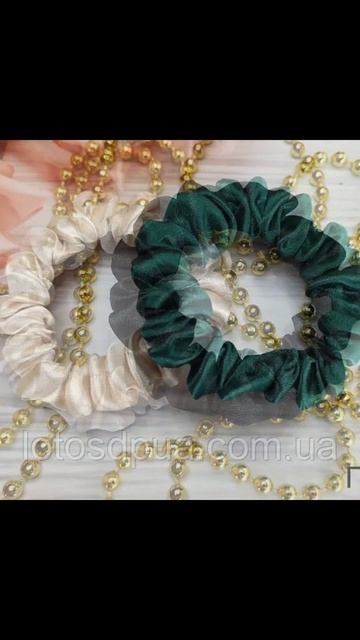 Об'ємна резинка для волосся смотреть онлайн