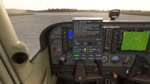 Полет по кругу на Cessna 172 в IVAO в Microsoft Flight Simulator 2020