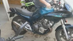 Запуск Yamaha JX400S Diversion 1991 года