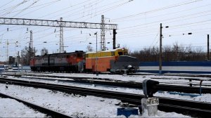Тепловоз 2ТЭ10М-3544 с СДПМ-2893