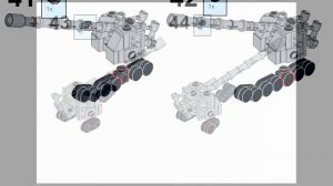 мини лего танк Grille 15 ||| mini lego tank Grille 15