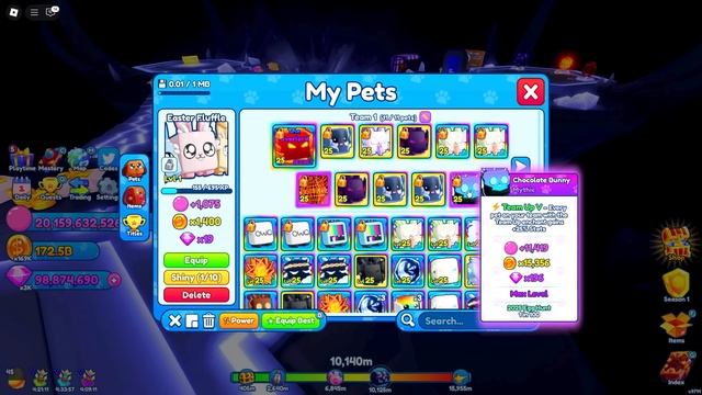 ВЫБИЛ СЕКРЕТКУ И СОБРАЛ ТОП ПИТОМЦЕВ В BUBBLE GUM SIMULATOR INFINIT смотреть онлайн