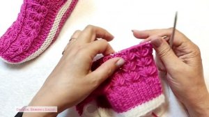 ‼️Оригинальный узор + женские носки‼️МК ➡️ На двух спицах и без шва на подошве 🤗