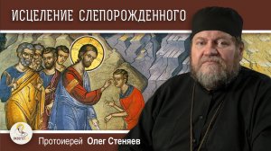 ИСЦЕЛЕНИЕ СЛЕПОРОЖДЕННОГО (Ин. 9-1-38). Протоиерей Олег Стеняев