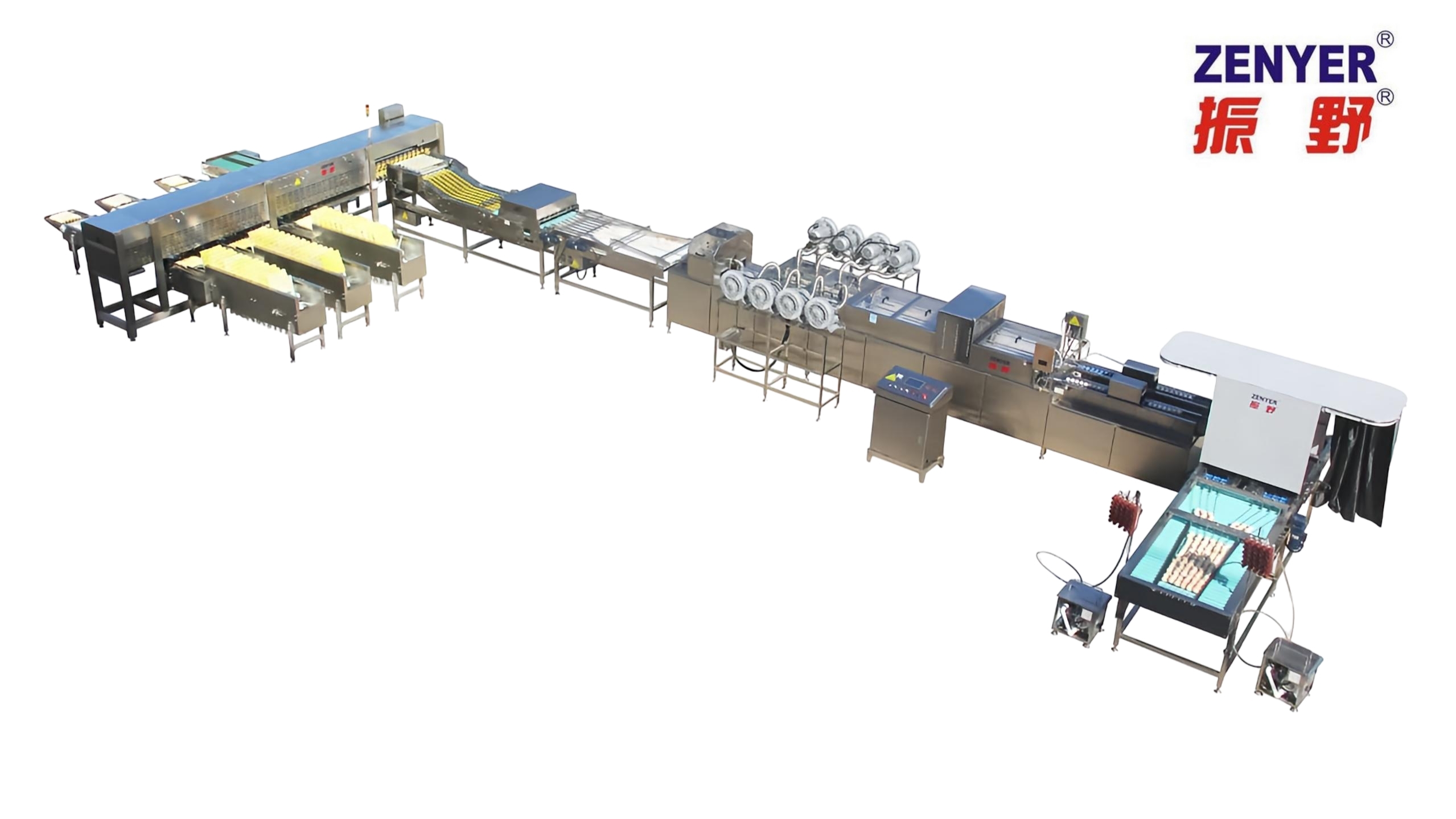 ZENYER 303A egg processing line 20000 eggs/hour