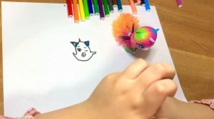 Как нарисовать  радужную кошку Фелисити🌈🦄