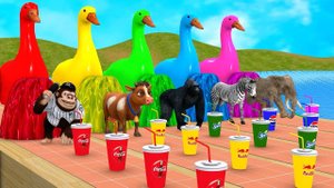 Мультики про животных, мультфильмы для деток, мультики с песенками, изучаем цвета на английском