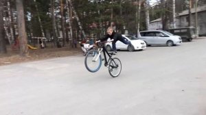 Учюсь делать фламинго день 1