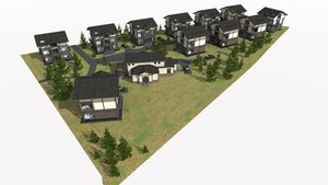 Концепция для элитного коттеджного посёлка Серебряный бор.