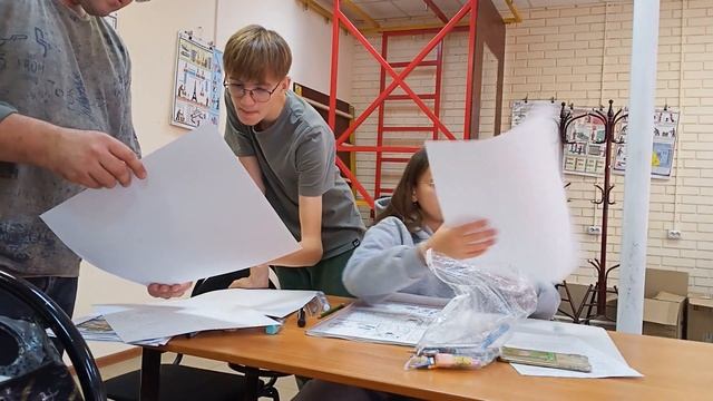 Второй Комикс - курс в Бузулуке - 2023 2А шестнадцатое занятие, часть 1 смотреть онлайн