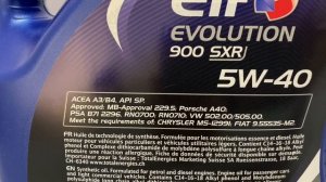 Моторное масло ELF Evolution 900 SXR 5W-40: Сила и защита для вашег