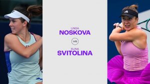 22.08.2024. Линда Носкова - Элина Свитолина. WTA Monterrey. Linda Noskova - Elina Svitolina
