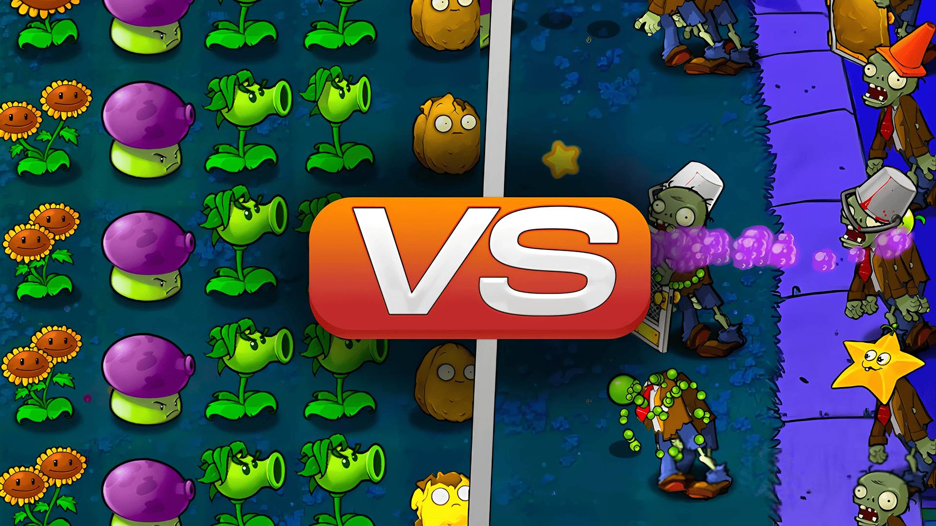 ПЕРВЫЙ РАЗ В PVZ GRAFTED! Дымо-грибы + тройные горохострелы🔥