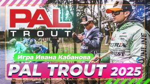 Ловля форели. Игра Кабанова. PAL Trout 2025. #OnlySpin