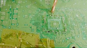 Ремонт блока управления TRAXON. Замена процессора.