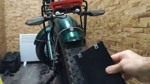 Установка брызговиков на электровелосипед MINAKO F10