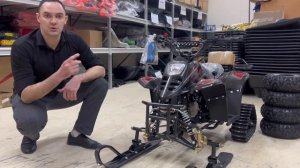 Обзор на детский снегоцикл TIGER 150 UNEVERSAL