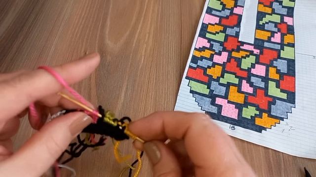 Вязаные тапочки 