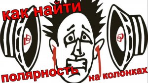 Как найти полярность в аудиоколонках автомобиля.