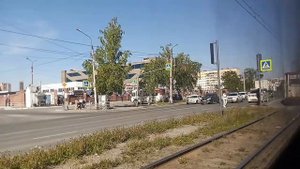 поездка на трамвае КТМ-28 (71-628-01), борт 0070, (2023 г.в), маршру