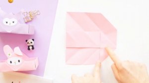 Оригами Коробочка Куроми и Мелоди | Органайзер из бумаги | Origami Paper Box Kuromi & Melody