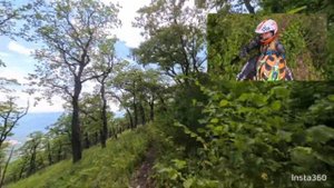 Экшн камера insta360 на эндуро мотоцикле