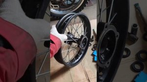 Колеса на питбайк 14 х 17 с сальниками, под буксатор