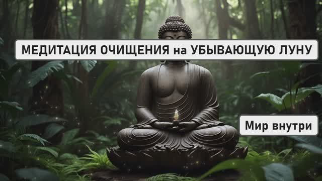 МЕДИТАЦИЯ ОЧИЩЕНИЯ на УБЫВАЮЩУЮ ЛУНУ | Избавься от Негатива, Тревоги и Усталости